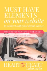 Must Have Photography Website Elements