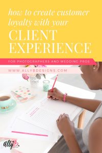 Branded Client Experience - Photographers and the Wedding Industry