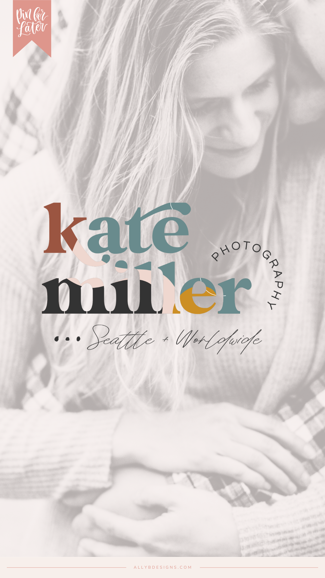 Client Launch: A Wedding Photographer Website and Brand for Kate Miller Photography by Ally B Designs