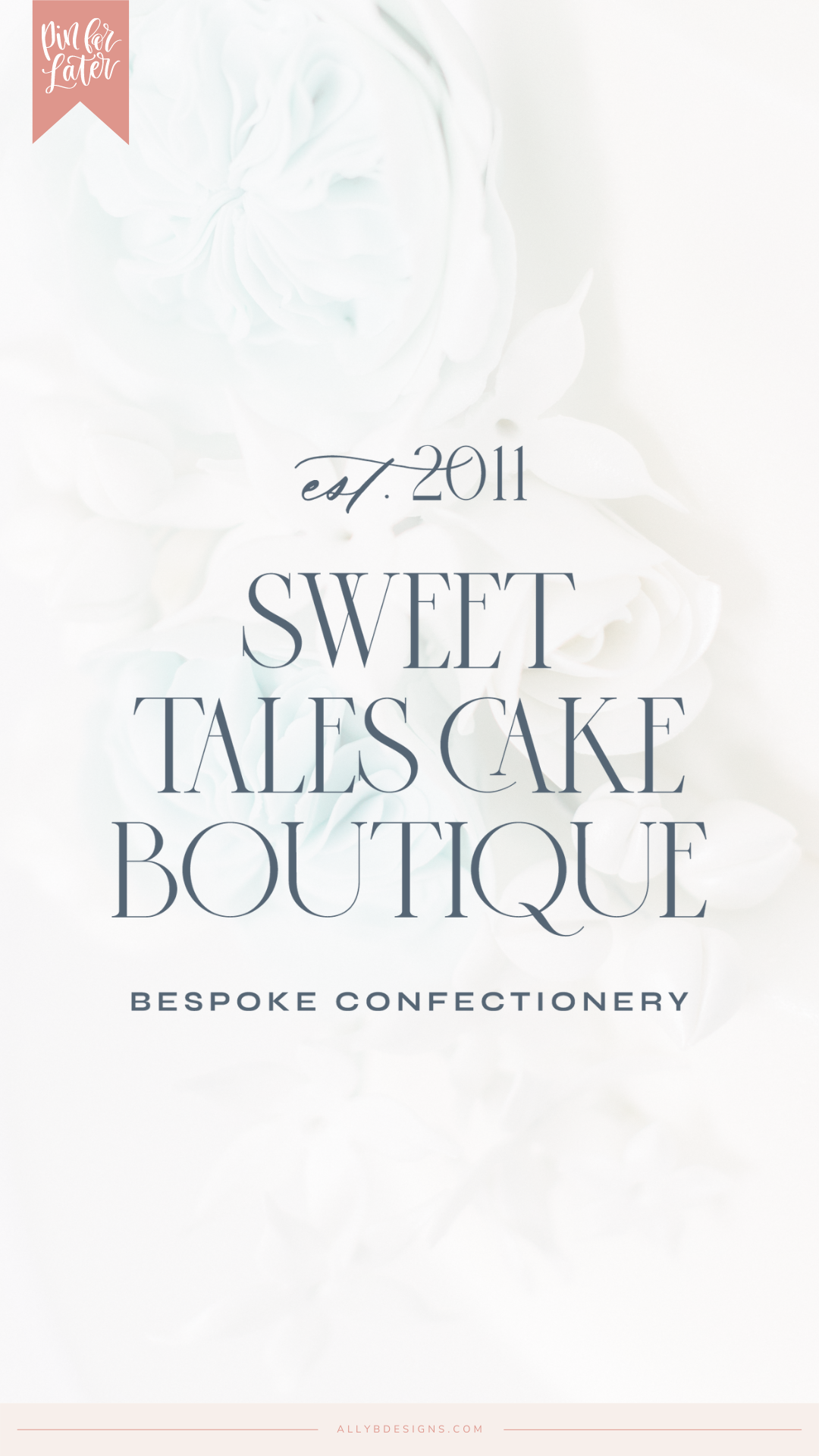Client Celebration: Sweet Tales Cake Boutique: a Custom Wedding Cake Bakery Brand Design by Ally B Designs