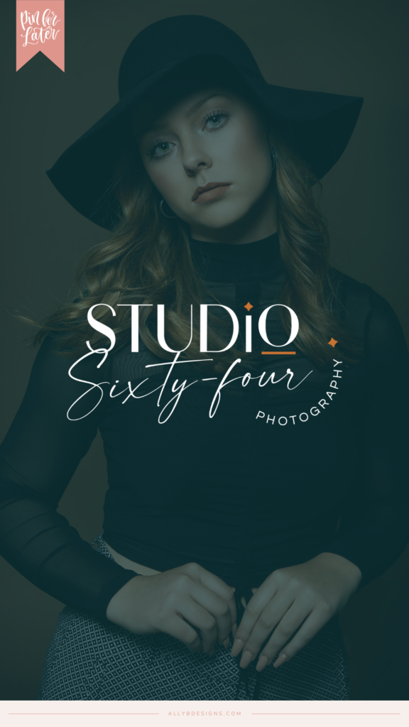 portrait photography logo design project for studio 64